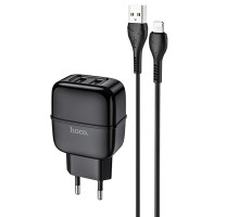 СЗУ Hoco C77A (2USB/2.4A) + Lightning (00000039231_2)