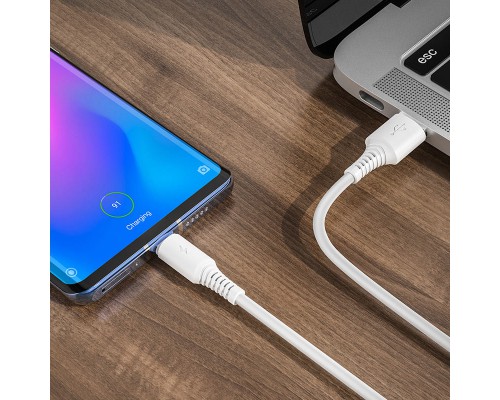 Дата кабель Borofone BX47 Coolway USB to Type-C (1m) (00000056976_1)