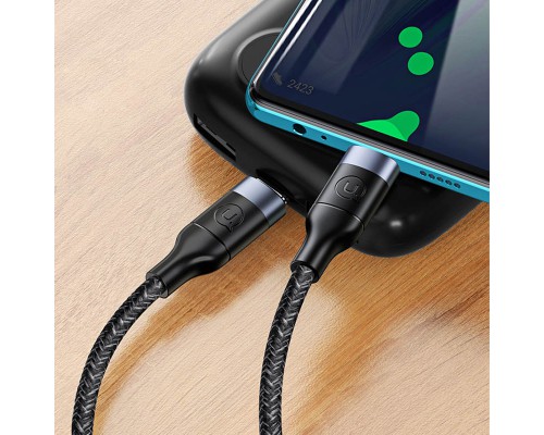 Дата кабель Usams US-SJ400 U31 100W PD Fast Charging Type-C to Type-C (1.2m) (00000036165_1)