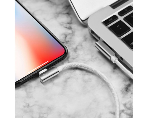 Дата кабель Hoco U42 Exquisite Steel Lightning cable (1.2m) (00000030960_2)