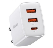 СЗУ Baseus Compact Quick Charger 30W QC+ PD (1Type-C + 2USB) (CCXJ-E) (00000053139_2)