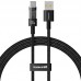 Дата кабель Baseus Gem Fast Charging USB to Type-C 100W (1m) (P10373002211) (00000074730_2)