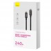 Дата кабель Baseus Tungsten Gold Type-C to Type-C Cable 240W (3m) (CAWJ040020) (00000074765_1)