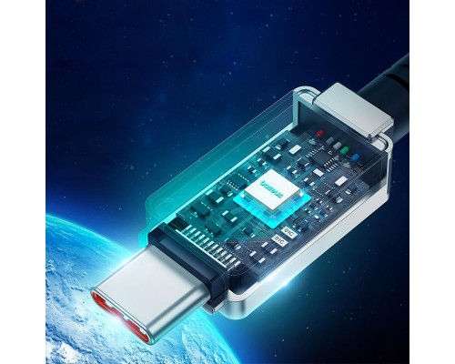 Дата кабель Baseus Unbreakable Series Fast Charging Type-C to Type-C 100W 1m (P10355800111-0) (00000066023_2)
