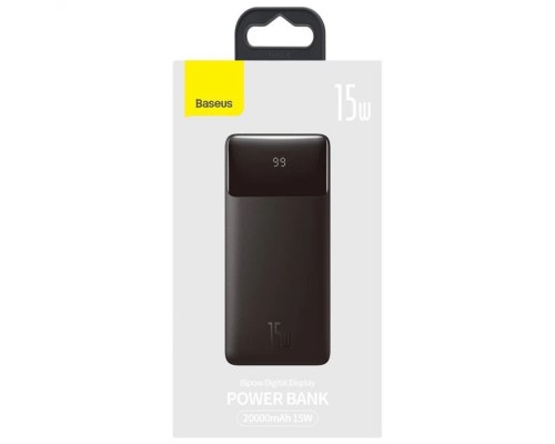 Портативное зарядное устройство Baseus Bipow Digital Display 15W 20000mAh (PPDML-J) (00000049907_1)