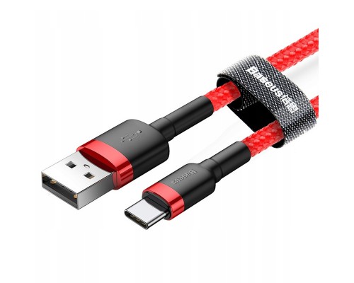 Дата кабель Baseus Cafule Type-C Cable 3A (1m) (CATKLF-B) (00000031871_2)