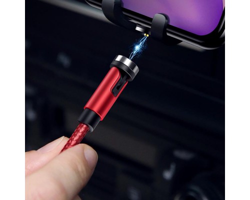 Дата кабель USAMS US-SJ474 U59 MicroUSB Rotatable Magnetic (1m) (00000051942_2)