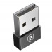 Переходник Baseus Exquisite USB Male to Type-C Female (CATJQ-A01) (00000023154_1)