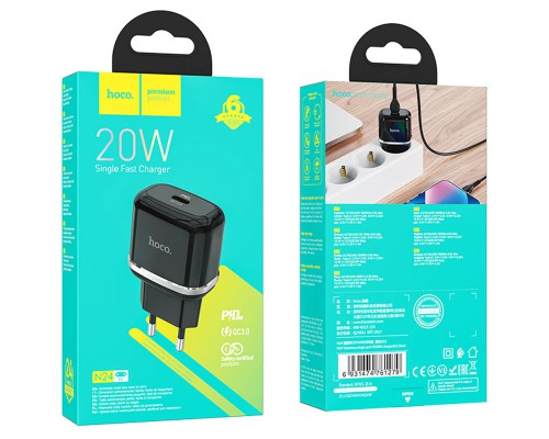 СЗУ Hoco N24 Victorius PD20W (1USB-C) (00000074962_1)