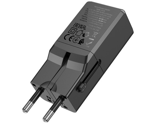 СЗУ Hoco AC25 Mini PD30W (1USB-C) universal travel charger (00000074146_1)