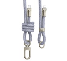 Дата кабель-шнурок Hoco GH7 Elegant Type-C to Lightning (1.8m) (00000074149_1)