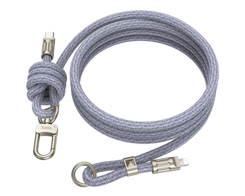 Дата кабель-шнурок Hoco GH7 Elegant Type-C to Lightning (1.8m) (00000074149_1)