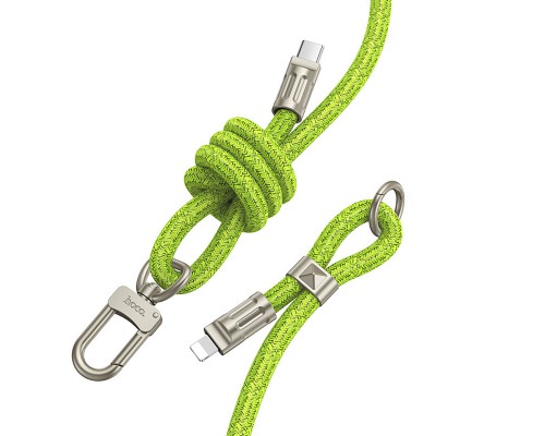 Дата кабель-шнурок Hoco GH7 Elegant Type-C to Lightning (1.8m) (00000074149_2)