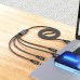 Дата кабель Hoco X76 4in1 2xLightning + Type-C + MicroUSB (1m) (00000074151_1)