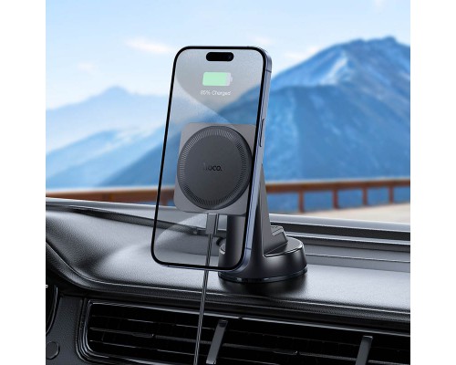 Автодержатель с БЗУ Hoco HW16 Speed (center console) (00000069095_1)