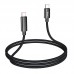 Дата кабель Hoco U125 Benefit 100W Type-C to Type-C with display (1.2m) (00000069079_2)