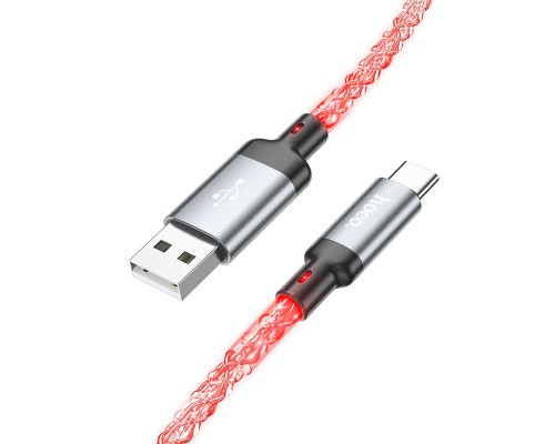 Дата кабель Hoco U112 Shine 2.4A USB to Type-C (1m) (00000069099_1)