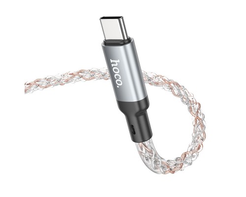 Дата кабель Hoco U112 Shine 2.4A USB to Type-C (1m) (00000069099_1)