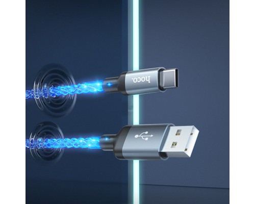 Дата кабель Hoco U112 Shine 2.4A USB to Type-C (1m) (00000069099_1)