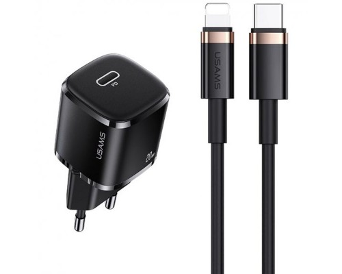 СЗУ Usams US-XFK T36 20W 1C Charger + US-SJ484 U63 20W PD (00000062680_1)