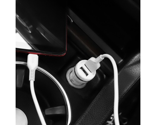 АЗУ Hoco Z27 Staunch (2USB 2.4A) (+кабель Type-C) (00000030783_1)