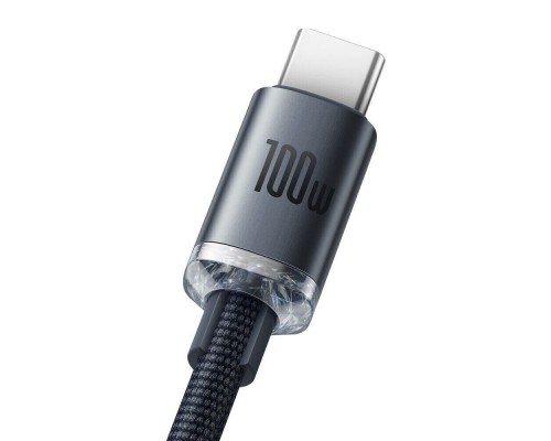 Дата кабель Baseus Crystal Shine Series USB to Type-C 100W (1.2m) (CAJY00040) (00000063668_1)