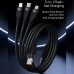 Дата кабель Baseus Flash Series 2 Type-C to MicroUSB-Lightning-Type-C 100W (1.5m) (CASS03020) (00000063676_1)