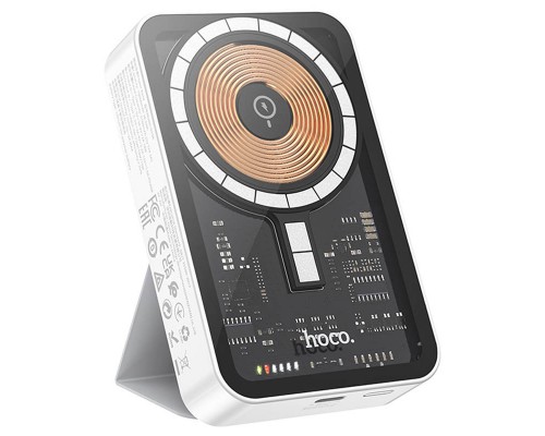 Портативное ЗУ Power Bank Hoco Q10A Transparent PD20W с БЗУ 10000 mAh (00000067628_1)