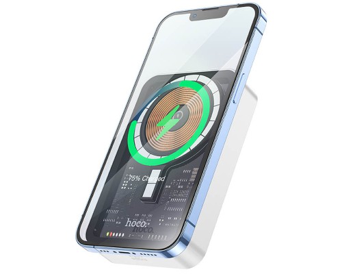 Портативное ЗУ Power Bank Hoco Q10A Transparent PD20W с БЗУ 10000 mAh (00000067628_1)