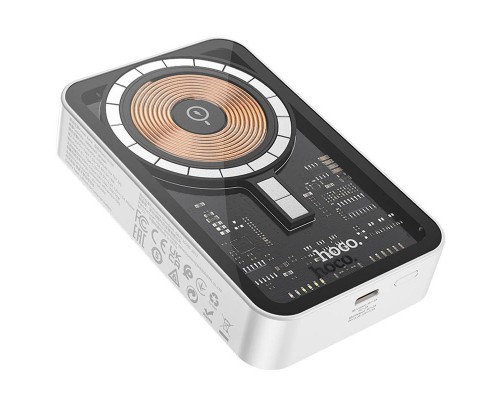 Портативное ЗУ Power Bank Hoco Q10A Transparent PD20W с БЗУ 10000 mAh (00000067628_1)