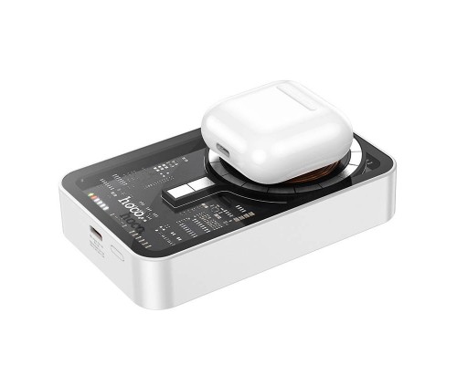 Портативное ЗУ Power Bank Hoco Q10A Transparent PD20W с БЗУ 10000 mAh (00000067628_1)