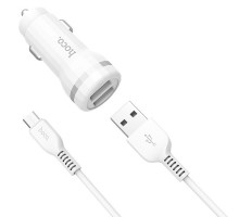 АЗУ Hoco Z27 Staunch + Cable (Micro) 2.4A 2USB (00000030976_1)