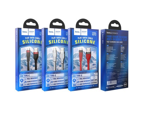 Дата кабель Hoco U72 "Forest Silicone" Type-C (1.2М) (00000035227_1)