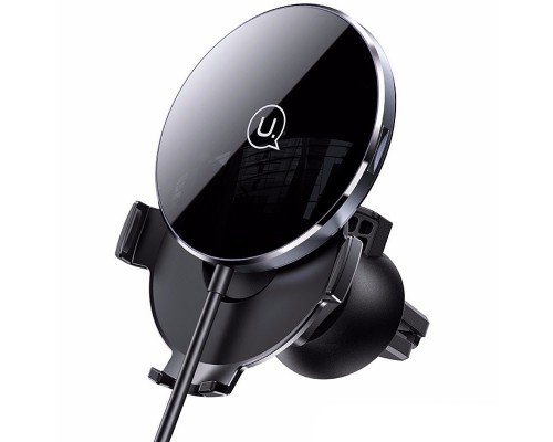 Автодержатель с БЗУ USAMS US-CD164 Ultra-Slim 15W (00000049262_1)