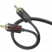 Кабель аудио Hoco UPA29 2 RCA to 2 RCA red and white double lotus (1.5m) (00000071071_1)