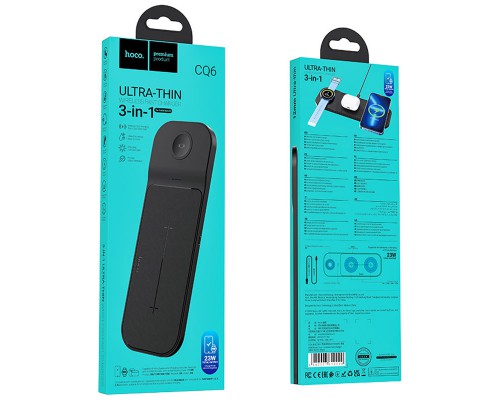 БЗУ Hoco CQ6 Power 3-in-1 wireless fast charger (for Samsung Watch) (00000071072_1)