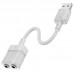 Переходник Aux Hoco LS37 Spirit 2in1 transparent external sound card USB to 3.5mm (00000071077_1)