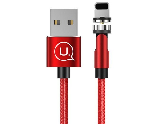 Дата кабель USAMS US-SJ472 U59 Lightning Rotatable Magnetic (1m) (00000051944_1)