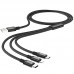 Дата кабель Hoco X14 Times Speed 3in1 (Lightning+Micro USB+Type-C) (1m) (00000038609_2)