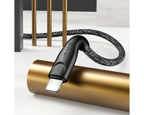 Дата кабель Usams US-SJ391 U41 Lightning Braided Data and Charging Cable 1m (00000034456_1)