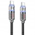 Дата кабель Hoco U122 Lantern Transparent Discovery Edition Type-C to Type-C 60W (00000066603_1)