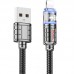 Дата кабель Hoco U122 Lantern Transparent Discovery Edition USB to Lightning (00000066604_1)