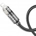 Дата кабель Hoco U122 Lantern Transparent Discovery Edition USB to Lightning (00000066604_1)