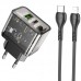 СЗУ Hoco N34 Dazzling PD20W+QC3.0 + Type-C to Lightning (00000066605_1)
