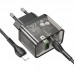 СЗУ Hoco N34 Dazzling PD20W+QC3.0 + Type-C to Lightning (00000066605_1)