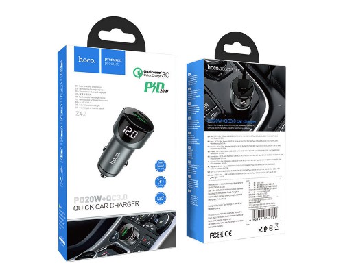 АЗУ Hoco Z42 PD 20W + QC3.0 (1USB/3A) (00000041716_1)