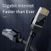 Кабель Baseus High Speed CAT6 Gigabit Ethernet Cable (Flat Cable) 12m Cluster (B00133205111-00) (00000065995_1)