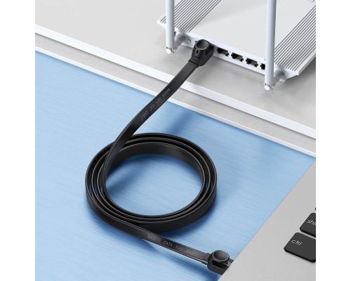 Кабель Baseus High Speed CAT6 Gigabit Ethernet Cable (Flat Cable) 12m Cluster (B00133205111-00) (00000065995_1)