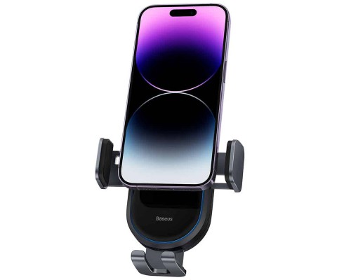 Автодержатель с БЗУ Baseus LightChaser Wireless Charging Electric Car Mount 15W (C40355900121-00) (00000066003_1)