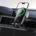 Автодержатель с БЗУ Baseus LightChaser Wireless Charging Electric Car Mount 15W (C40355900121-00) (00000066003_1)